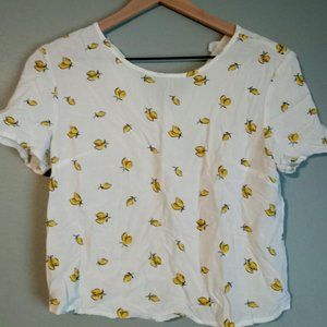 Lemon Crop top